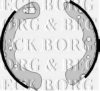 BORG & BECK BBS6129 Brake Shoe Set
